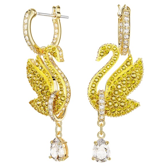 SWAROVSKI - Swan Drop Earrings - Picture 2 of 4